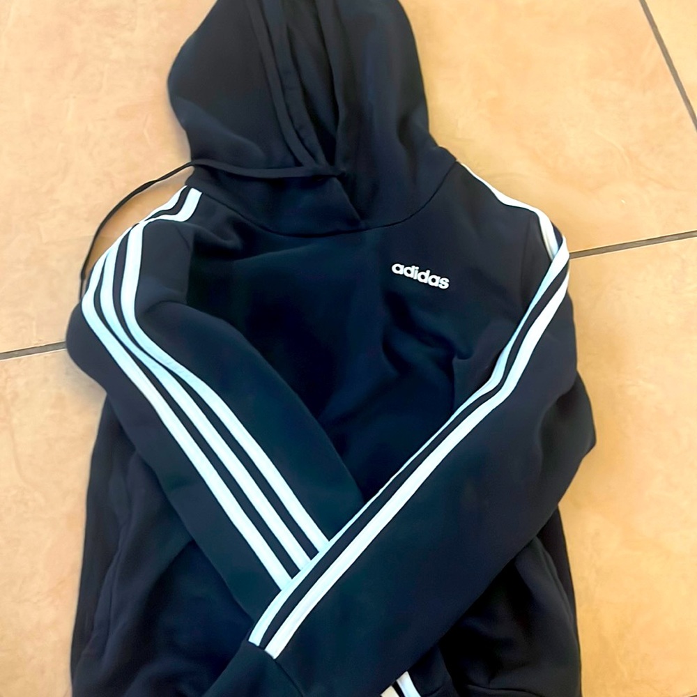 Black hoodie XS adidas ladies